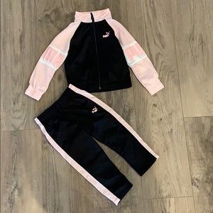 Puma girls tracksuit